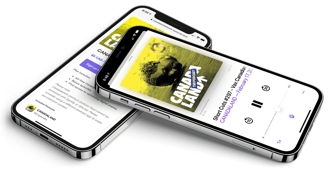 Supercast product screens